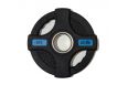Штанга олимпийская 128 кг Original Fit.Tools диски с двумя хватами, черный гриф фото 5