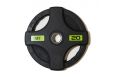 Штанга олимпийская 180 кг Original Fit.Tools диски с двумя хватами, черный гриф фото 9