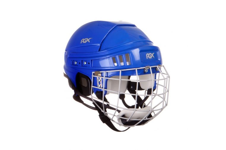 Шлем игрока хоккейный с маской RGX синий 