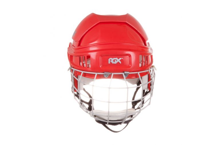 Шлем игрока хоккейный с маской RGX красный 