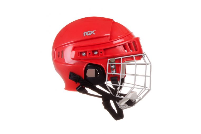 Шлем игрока хоккейный с маской RGX красный фото 2