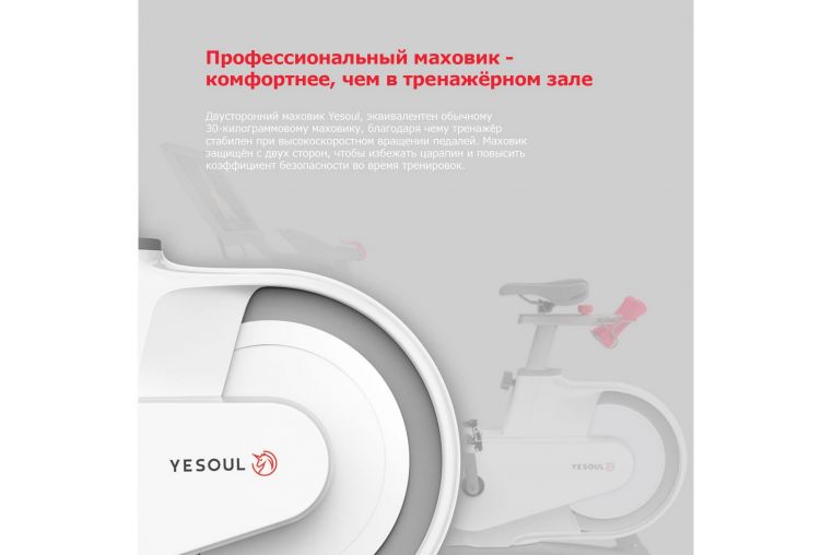 Велотренажер Xiaomi Yesoul BV1-B-21.5 черный (дисплей 21.5") фото 5