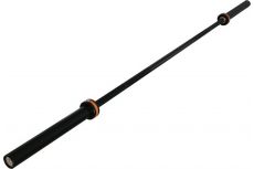Гриф для штанги олимпийский 2200 мм (BLACK, до 500 кг, замки-пружины) D50 мм Profi-Fit