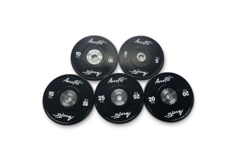 Бамперный диск для кроссфита 5 кг AeroFit AFBD5 черный 
