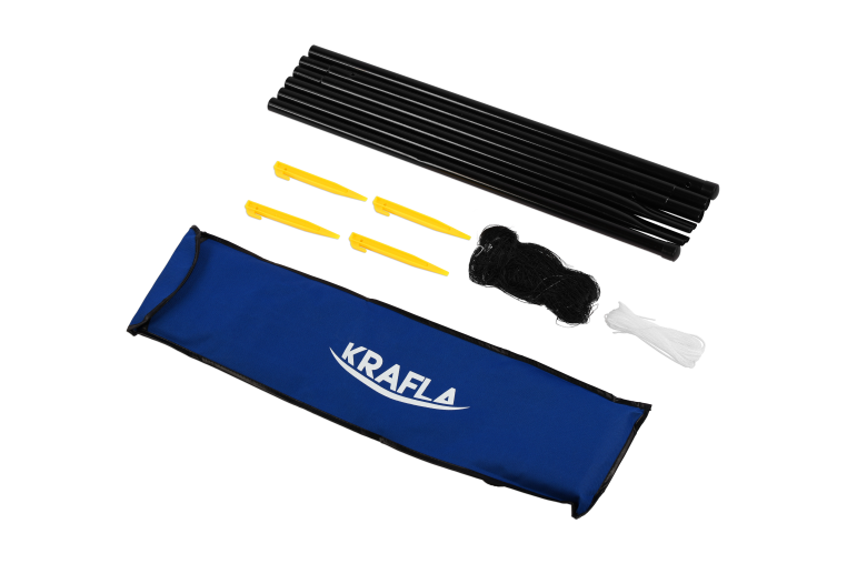 KRAFLA N-C300 Сетка для бадминтона со стойками 