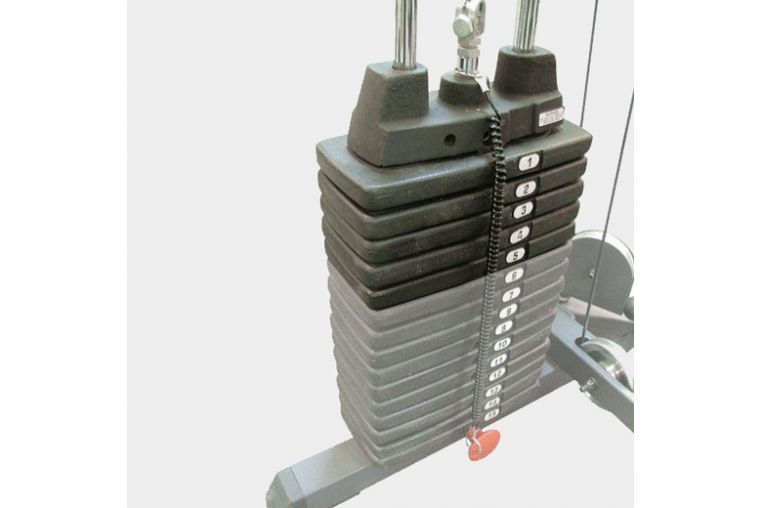 SP50 Доп. весовой стек к силовым тренажерам "G" (5 шт.*10 фнт./4.53 кг.) 