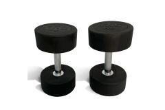 Гантель круглая обрезиненная 17,5кг UnixFit PRO DBRND17_5PBK