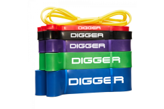 Эспандер ленточный красный 13мм нагрузка до 15-35lb (6,8-15,88кг) Hasttings Digger HD31D2-Red