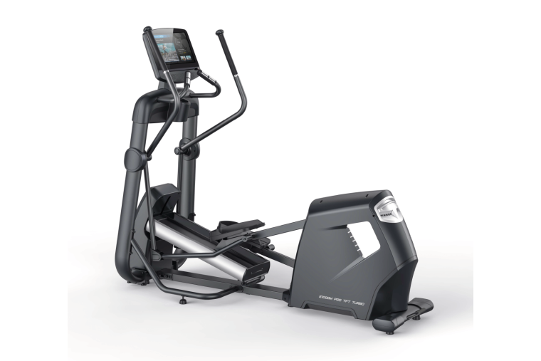 Эллиптический тренажер с автонаклоном профессиональный BRONZE GYM E1000M PRO TFT TURBO (new) 
