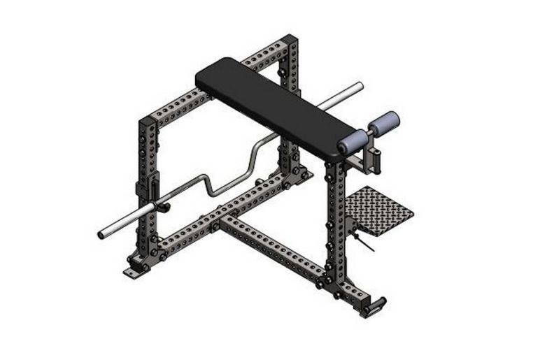 Скамья для тяги лёжа YouSteel 
