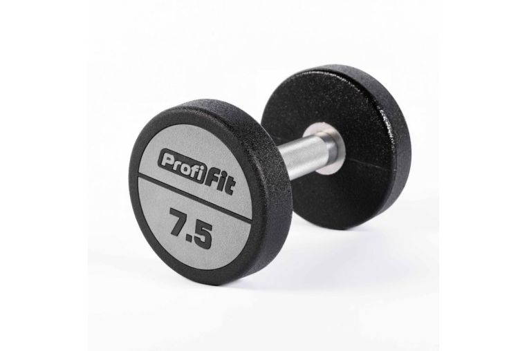 Гантельный ряд полиуретановый LEVEL (шаг 2,5кг, 10 пар) 2,5-25кг Profi-Fit фото 4