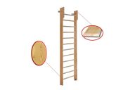 Стенка гимнастическая 2600х800 с турником (массив.сосна) Dinamika ZSO-002552