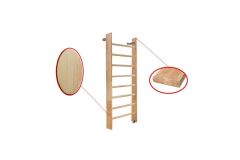 Детская стенка гимнастическая 180х70см щит.сосна Dinamika ZSO-000040