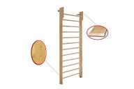 Стенка гимнастическая 2600х1000 с турником (массив.сосна) Dinamika ZSO-002553