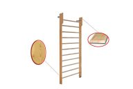 Стенка шведская 2400х1000 с турником (массив.сосна) Dinamika ZSO-002569