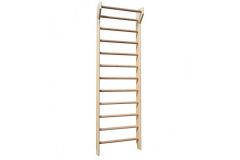Стенка гимнастическая с крепежом 260х100х14 см с турником Ellada М1120