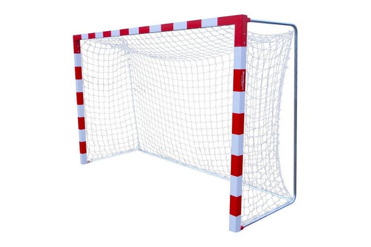 Сетка гандбол/мини-футбол Zavodsporta d2,5 мм яч.100x100, размер 200x300x100 см, ПА белый (пара) 