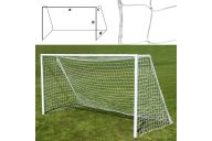 Сетка футбольная FS-F-№15 (F7.5x2.5),, нить 3 мм полипропилен (ПП), ячейка 10*10 см, белая