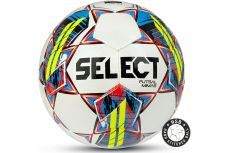 Мяч футзальный Select Futsal Mimas 1053460005, р.4, BASIC, 32 пан, гл.ПУ, руч.сш, бел-сине-красный