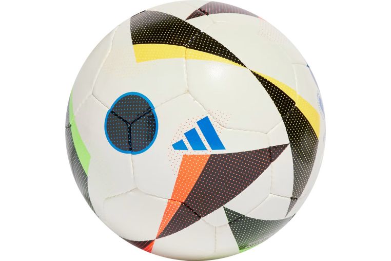 Мяч футзальный Adidas Euro 24 Fussballliebe Training Sala IN9377, р.4, 18 пан., ПУ, руч.сш, мультиколор фото 2