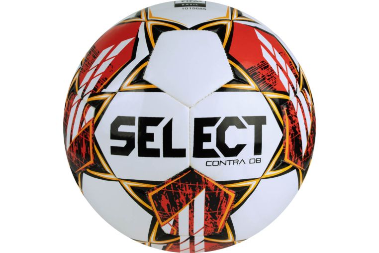 Мяч футбольный Select Contra DB V23, 0854160300, р.4, FIFA Basic, 32 пан, ПУ, гибрид.сш, бел-чер-красн 