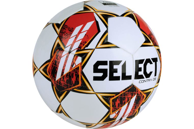 Мяч футбольный Select Contra DB V23, 0854160300, р.4, FIFA Basic, 32 пан, ПУ, гибрид.сш, бел-чер-красн фото 2