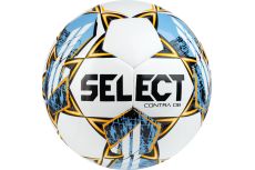 Мяч футбольный Select Contra DB V23, 0853160200, р.3, 32 пан, ПУ, гибрид.сш, бело-голубой