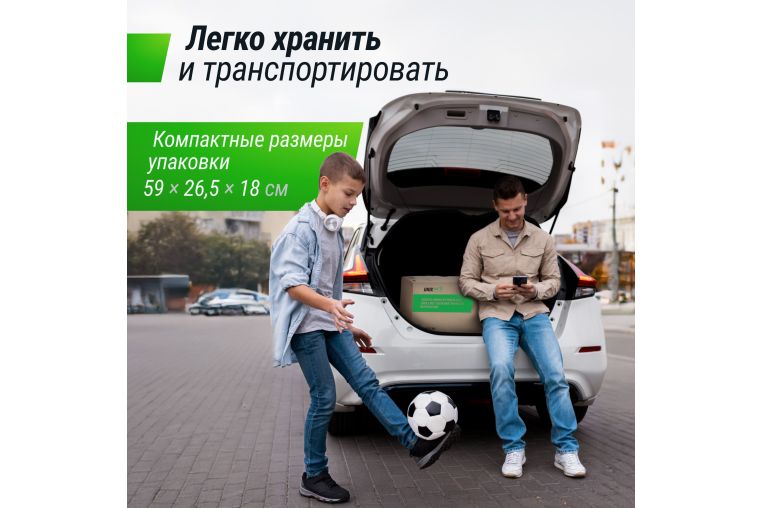 Ворота для мини-футбола Unix Line стальные 90x60см, складные FGSL90_60FD фото 5