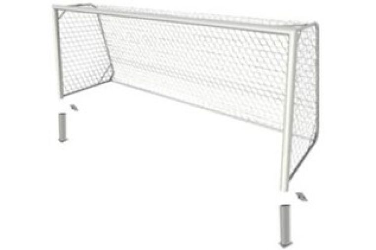 Футбольные ворота 5,6х2,35м, стационарные Коломяги P223/RAS 