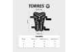 Щитки Torres Training FS2306 черно-салатовый фото 8