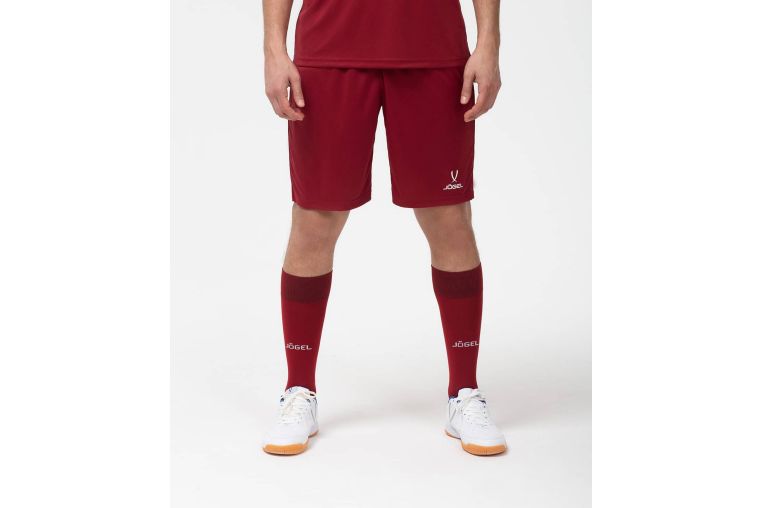 Гетры футбольные Jogel Camp Basic Socks, гранатовый\серый\белый фото 3