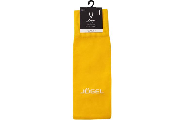 Гетры футбольные Jogel Camp Basic Socks, желтый\серый\белый фото 2