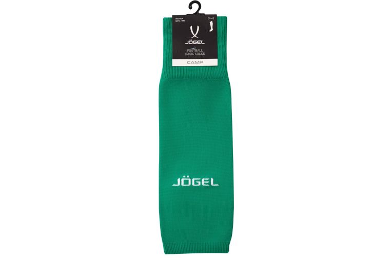 Гетры футбольные Jogel Camp Basic Socks, зеленый\серый\белый фото 4