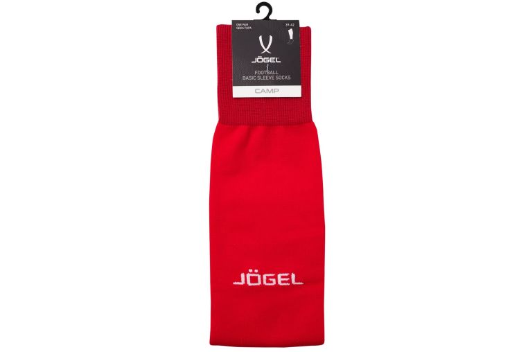 Гетры футбольные Jogel Camp Basic Sleeve Socks, красный\белый фото 3