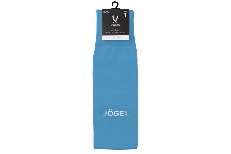 Гольфы футбольные Jogel CAMP BASIC SLEEVE SOCKS голубой\белый фото 4