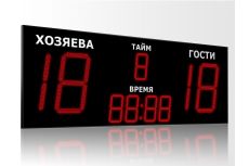 Табло для футбола Импульс 7100-D100x4-D50x5