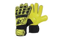 Перчатки вратарские Macron Leopard 50301509 черно-желтый