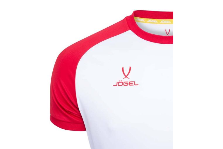 Футболка футбольная Jogel JFT-1021-012, белый/красный фото 1