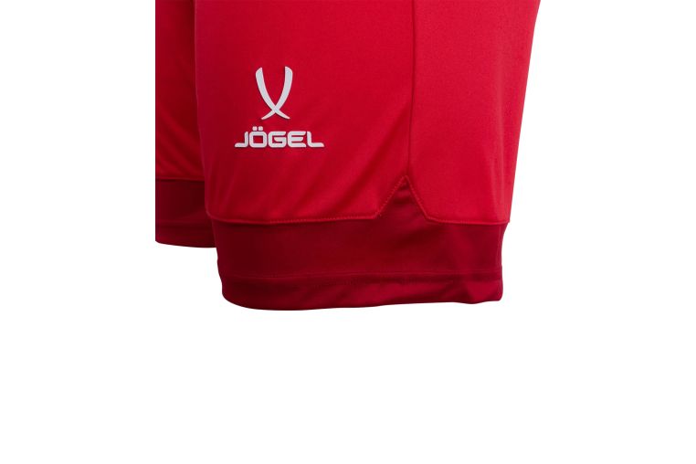 Шорты игровые Jogel DIVISION PerFormDRY Union Shorts, красный/темно-красный/белый фото 8