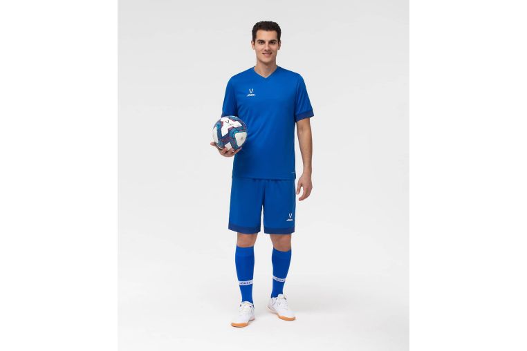 Футболка игровая Jogel Division PerFormDRY Union Jersey синий\темно-синий\белый фото 6