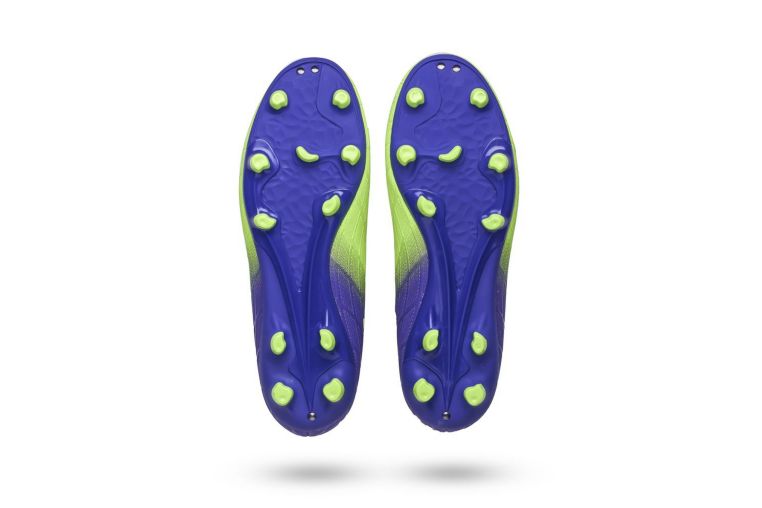 Бутсы футбольные Atemi MSR KIDS SBA-005 ярко-салатовый\фиолетовый фото 3