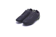 Бутсы футбольные Atemi MSR KIDS SBA-003 серый\ярко-салатовый
