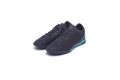 Бутсы футбольные Atemi INDOOR JUNIOR SBA-003 серый\бирюзовый