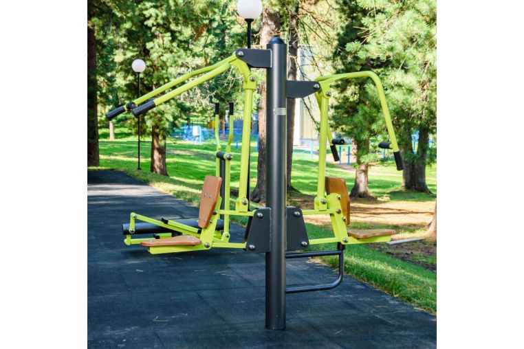 Уличный тренажер Тяга Сверху - Жим от груди Zavodsporta Smart-1056 фото 10