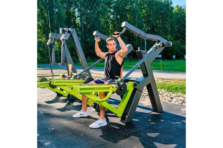 Уличный тренажер Жим вверх с переменной нагрузкой Zavodsporta Power-1801.1 фото 8