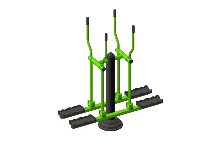 Тренажер уличный детский Лыжники Spektr Sport ТДС 202 фото 1