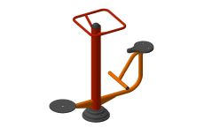 Тренажер уличный детский Твист+Диск Spektr Sport ТДС 204