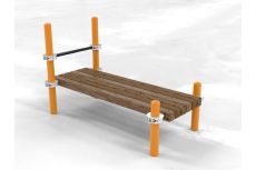 Лавочка Воркаут для пресса с перекладиной Spektr Sport SP WRK-28_89mm