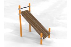 Лавочка Воркаут для пресса с уклоном и перекладиной Spektr Sport SP WRK-27_89mm