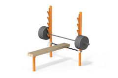 Скамья для жима от груди уличная Воркаут Spektr Sport SP WRK-83_89mm